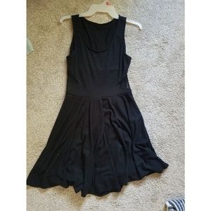 Black Dress with sheer sides and back panel!